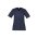  CST240LS - Parks Womens Zip Front Crossover Scrub Top - Midnight Navy