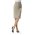  BS29323 - CL - Ladies Classic Below Knee Skirt - Taupe
