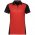  P419LS - Womens Dart Short Sleeve Polo - Black/Red