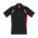  P700MS - Mens Renegade Polo - Black/Red/Silver
