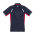  P700MS - Mens Renegade Polo - Navy/Red/Silver