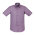  S122MS - Mens Chevron Short Sleeve Shirt - Grape Stripe