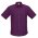 SH3603 - Mens Plain Oasis Short Sleeve Shirt - Grape