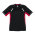  T701MS - Mens Renegade Tee - Black/Red/Silver