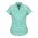  40512 - CL - Solanda Ladies Print Short Sleeve Shirt - Dynasty Green