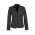  60113 - Ladies Short Jacket with Reverse Lapel - Charcoal