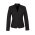  60213 - CL - Ladies Short Jacket with Reverse Lapel - Black