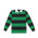  RJS - Striped Rugby Jersey - Black/Kelly