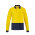  ZH430 - Mens Hi Vis Cotton Long Sleeve Polo - Yellow/Navy