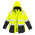  ZJ532 - Mens Hi Vis 4 in 1 Waterproof Jacket - Yellow/Navy