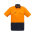  ZW815 - Mens Rugged Cooling Hi Vis Spliced Short Sleeve Shirt - Orange/Navy