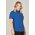  CS948LS - Womens Easy Stretch Daisy Print Short Sleeve Shirt - Electric Blue
