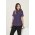  CS948LS - Womens Easy Stretch Daisy Print Short Sleeve Shirt - Purple