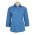  LB8200 - Ladies Micro Check 3/4 Sleeve Shirt - Mid Blue