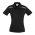  P244LS - Ladies United Short Sleeve Polo - Black/Ash