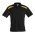  P244MS - Mens United Short Sleeve Polo - Black/Gold