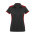  P705LS - Ladies Rival Polo - Black/Red
