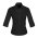  S121LT - Ladies Berlin 3/4 Sleeve Shirt - Black