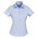 S122LS - Ladies Chevron Short Sleeve Shirt - Blue Stripe