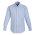  S122ML - Mens Chevron Long Sleeve Shirt - Blue Stripe
