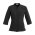  S231LT - CL - Ladies Quay 3/4 Sleeve Shirt - Black/White