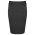  20640 - Ladies Skirt with Rear Split - Charcoal