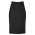  24016 - CL - Ladies Waisted Pencil Skirt - Black