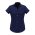 40412 - CL - Solanda Ladies Plain Short Sleeve Shirt - Patriot Blue