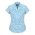  40512 - CL - Solanda Ladies Print Short Sleeve Shirt - Alaskan Blue