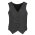  54011 - CL - Ladies Peaked Vest with Knitted Back - Charcoal