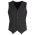  90111 - CL - Mens Peaked Vest with Knitted Back - Charcoal