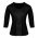  AC41511 - Advatex Ladies Abby 3/4 Sleeve Knit Top - Black