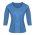  AC41511 - Advatex Ladies Abby 3/4 Sleeve Knit Top - Blue