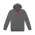  DCH - ColourMe Hoodie - Charcoal / Red