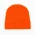 B001 - Cuffed Knitted Beanie - Fluro Orange