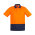  ZH231 - Unisex Hi Vis Basic Spliced Polo - Short Sleeve - Orange/Navy