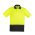  ZH231 - Unisex Hi Vis Basic Spliced Polo - Short Sleeve - Yellow/Black