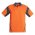  ZH248 - Mens Hi Vis Aztec Polo - Short Sleeve - Orange/Charcoal