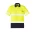  ZH535 - Unisex Hi Vis Segmented S/S Polo - Hoop Taped - Yellow/Navy