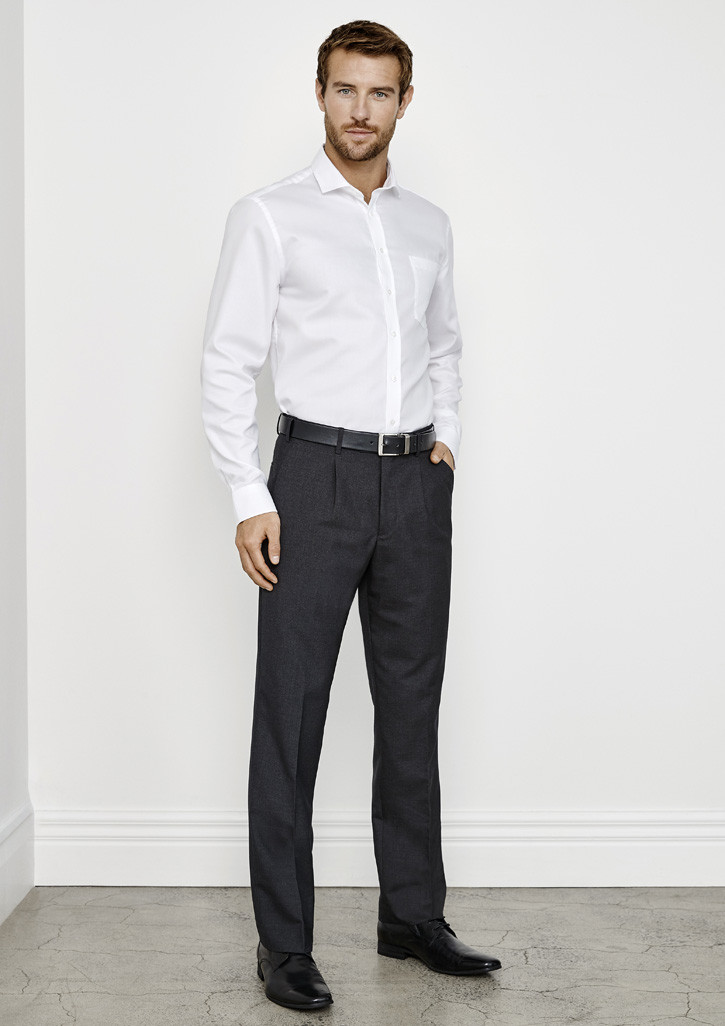New Mens Classic Pleat Front Pants | Clothing Direct NZ